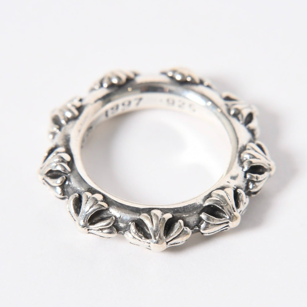 CHROME HEARTS クロムハーツ CROSS BAND RING クロスバンドリング 指輪 1997/.925刻印 シルバー925 サイズ19号 重量約13.88g 美品 中古 4a006697