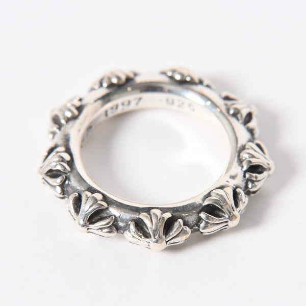 CHROME HEARTS クロムハーツ CROSS BAND RING クロスバンドリング 指輪 1997/.925刻印 シルバー925 サイズ19号 重量約13.88g 美品 中古 4a006697