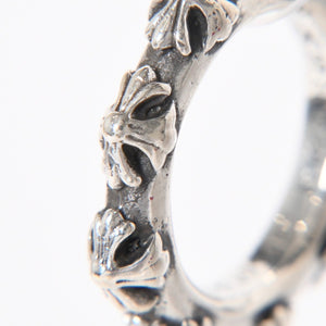 CHROME HEARTS クロムハーツ CROSS BAND RING クロスバンドリング 指輪 1997/.925刻印 シルバー925 サイズ19号 重量約13.88g 美品 中古 4a006697