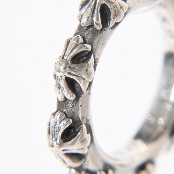 CHROME HEARTS クロムハーツ CROSS BAND RING クロスバンドリング 指輪 1997/.925刻印 シルバー925 サイズ19号 重量約13.88g 美品 中古 4a006697