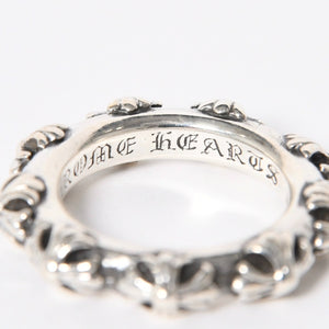 CHROME HEARTS クロムハーツ CROSS BAND RING クロスバンドリング 指輪 1997/.925刻印 シルバー925 サイズ19号 重量約13.88g 美品 中古 4a006697