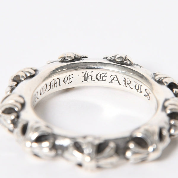 CHROME HEARTS クロムハーツ CROSS BAND RING クロスバンドリング 指輪 1997/.925刻印 シルバー925 サイズ19号 重量約13.88g 美品 中古 4a006697