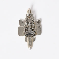CHROME HEARTS クロムハーツ 3 TRINKETS スリートリンケッツ ペンダント チャーム 重量約18.72g .925刻印 シルバー925 美品 中古 4a006685