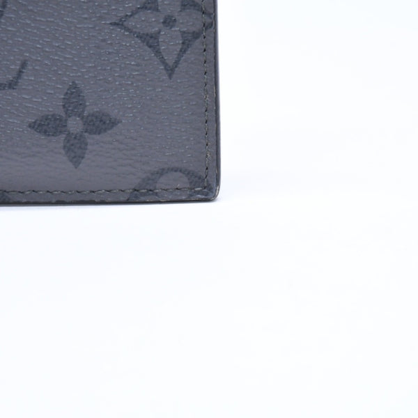 LOUIS VUITTON ルイヴィトン タイガラマ コインケース カードホルダー M30839 ブラック グレー シルバー金具 美品 中古 4a006644