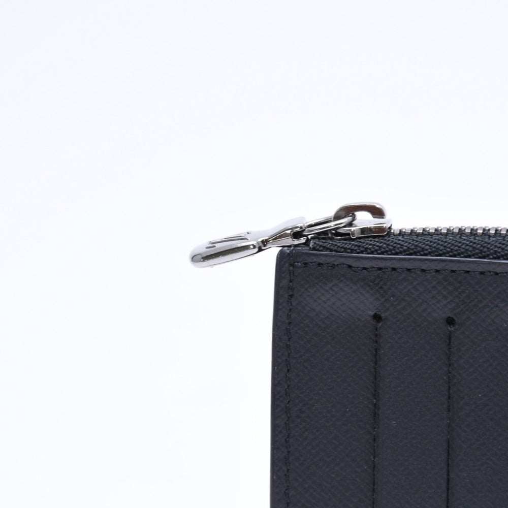 LOUIS VUITTON ルイヴィトン タイガラマ コインケース カードホルダー M30839 ブラック グレー シルバー金具 美品 中古 4a006644