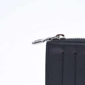 LOUIS VUITTON ルイヴィトン タイガラマ コインケース カードホルダー M30839 ブラック グレー シルバー金具 美品 中古 4a006644