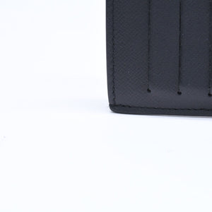 LOUIS VUITTON ルイヴィトン タイガラマ コインケース カードホルダー M30839 ブラック グレー シルバー金具 美品 中古 4a006644