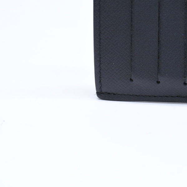 LOUIS VUITTON ルイヴィトン タイガラマ コインケース カードホルダー M30839 ブラック グレー シルバー金具 美品 中古 4a006644