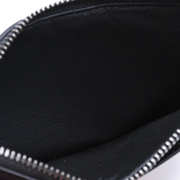LOUIS VUITTON ルイヴィトン タイガラマ コインケース カードホルダー M30839 ブラック グレー シルバー金具 美品 中古 4a006644