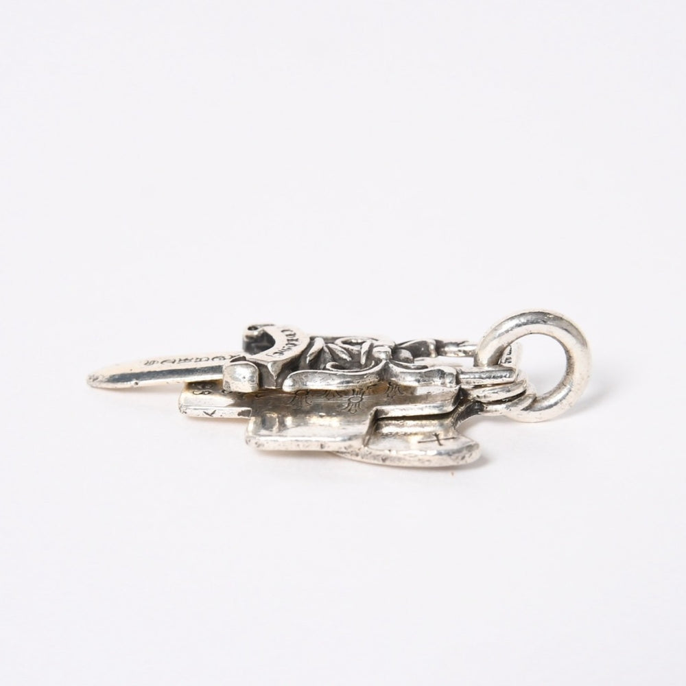 CHROME HEARTS クロムハーツ 3 TRINKETS スリートリンケッツ ペンダント チャーム 重量約18.72g .925刻印 シルバー925 美品 中古 4a006685