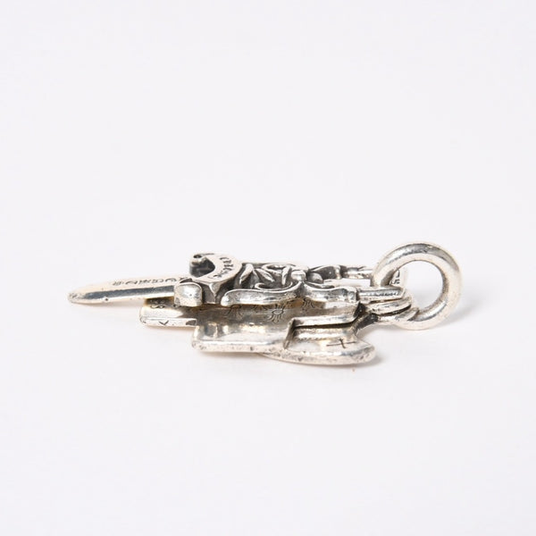 CHROME HEARTS クロムハーツ 3 TRINKETS スリートリンケッツ ペンダント チャーム 重量約18.72g .925刻印 シルバー925 美品 中古 4a006685