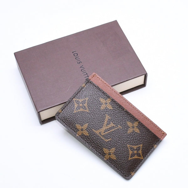 新品同様 LOUIS VUITTON ルイヴィトン ポルト カルト サーンプル カードケース M61733 モノグラムキャンバス ブラウン 中古 4a006612