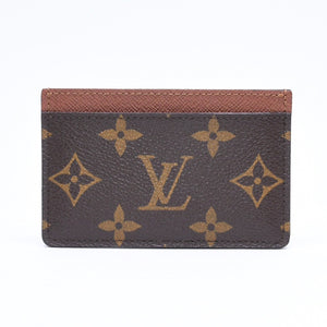 新品同様 LOUIS VUITTON ルイヴィトン ポルト カルト サーンプル カードケース M61733 モノグラムキャンバス ブラウン 中古 4a006612