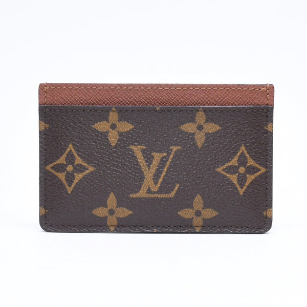 新品同様 LOUIS VUITTON ルイヴィトン ポルト カルト サーンプル カードケース M61733 モノグラムキャンバス ブラウン 中古 4a006612
