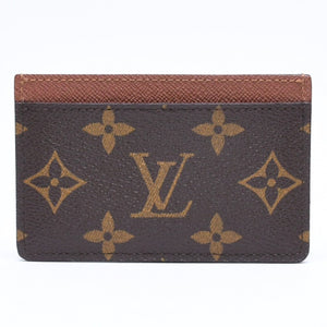 新品同様 LOUIS VUITTON ルイヴィトン ポルト カルト サーンプル カードケース M61733 モノグラムキャンバス ブラウン 中古 4a006612