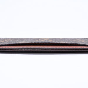 新品同様 LOUIS VUITTON ルイヴィトン ポルト カルト サーンプル カードケース M61733 モノグラムキャンバス ブラウン 中古 4a006612