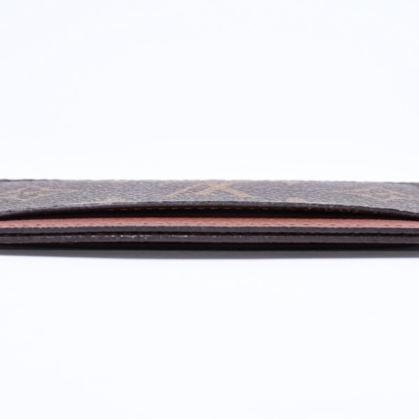 新品同様 LOUIS VUITTON ルイヴィトン ポルト カルト サーンプル カードケース M61733 モノグラムキャンバス ブラウン 中古 4a006612