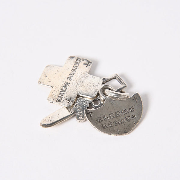 CHROME HEARTS クロムハーツ 3 TRINKETS スリートリンケッツ ペンダント チャーム 重量約18.72g .925刻印 シルバー925 美品 中古 4a006685