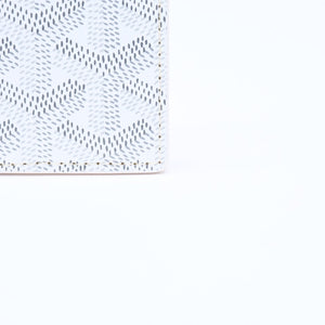 新品未使用 GOYARD ゴヤール サンシュルピス カードケース ホワイト STSULPPMLTY02CL02X PVC ヴォーゼルカーフスキン 中古 4a006564