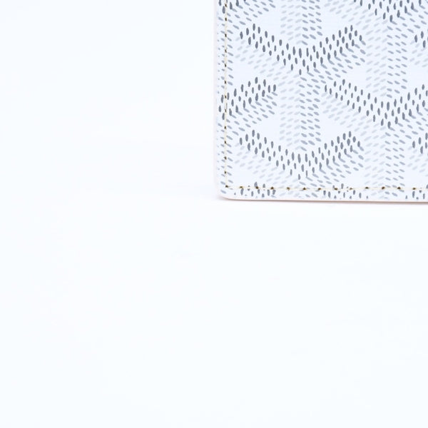 新品未使用 GOYARD ゴヤール サンシュルピス カードケース ホワイト STSULPPMLTY02CL02X PVC ヴォーゼルカーフスキン 中古 4a006564