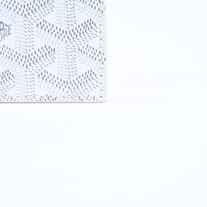 新品未使用 GOYARD ゴヤール サンシュルピス カードケース ホワイト STSULPPMLTY02CL02X PVC ヴォーゼルカーフスキン 中古 4a006564