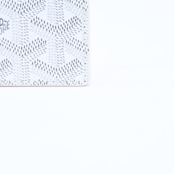 新品未使用 GOYARD ゴヤール サンシュルピス カードケース ホワイト STSULPPMLTY02CL02X PVC ヴォーゼルカーフスキン 中古 4a006564