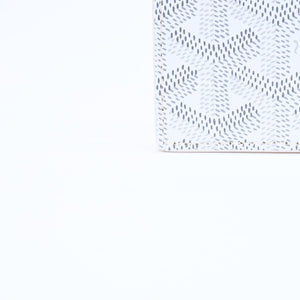 新品未使用 GOYARD ゴヤール サンシュルピス カードケース ホワイト STSULPPMLTY02CL02X PVC ヴォーゼルカーフスキン 中古 4a006564