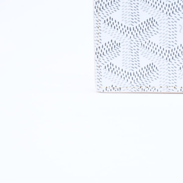 新品未使用 GOYARD ゴヤール サンシュルピス カードケース ホワイト STSULPPMLTY02CL02X PVC ヴォーゼルカーフスキン 中古 4a006564