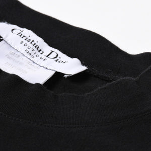 CHRISTIAN DIOR クリスチャンディオール John Galliano Era ジョンガリアーノ期 薔薇 スパンコール ブラック レッド 美品 中古 4a006686