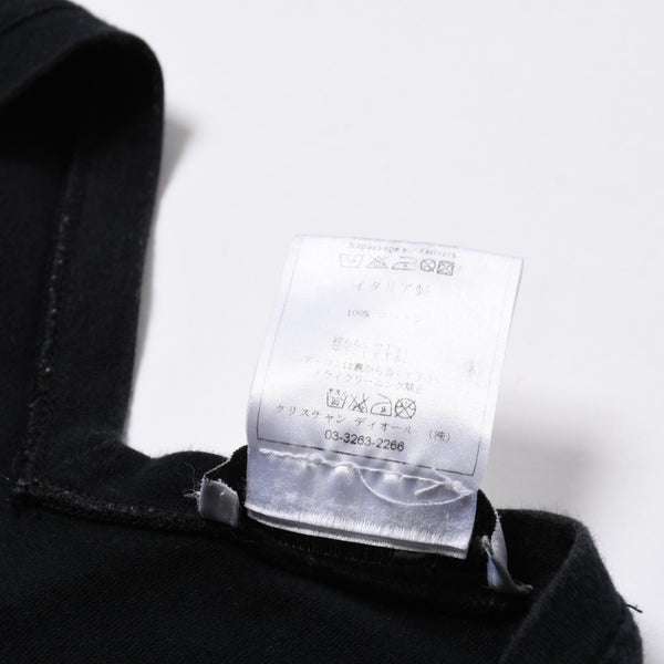 極美品 Christian Dior クリスチャンディオール J'ADORE ジャドール 半袖Tシャツ 3H16155400 サイズ38 ブラック 中古 4a006675