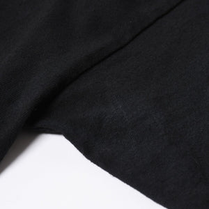 極美品 CHROME HEARTS クロムハーツ 半袖 ポケット Tシャツ サイズS フォッティ スクロール ラベル ロゴ オールド ブラック ホワイト 中古 4a006705