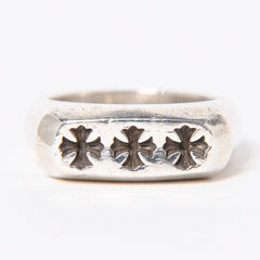 CHROME HEARTS クロムハーツ リング 指輪 LIL PJ 3CHプラス 19.5号 重量約17.34g シルバー シルバ−925 美品 中古 4a007038