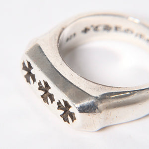 CHROME HEARTS クロムハーツ リング 指輪 LIL PJ 3CHプラス 19.5号 重量約17.34g シルバー シルバ−925 美品 中古 4a007038