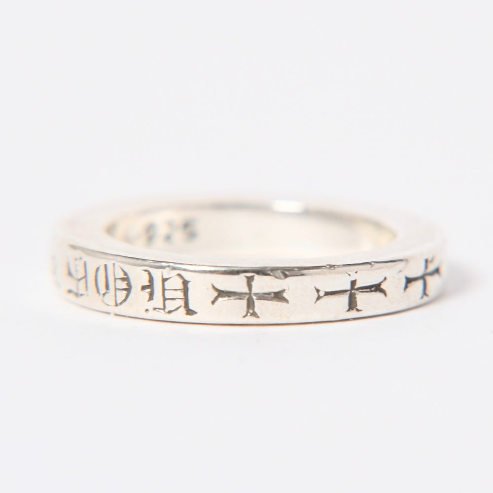 極美品 CHROME HEARTS クロムハーツ RING SPACER 3MM FK YOU スペーサーリング 3MM 指輪 重量約5.35g サイズ約9号 シルバー925 中古 4a006696