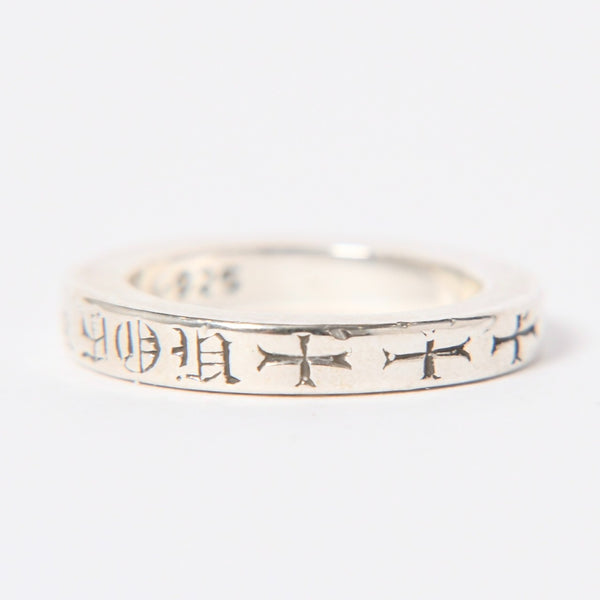 極美品 CHROME HEARTS クロムハーツ RING SPACER 3MM FK YOU スペーサーリング 3MM 指輪 重量約5.35g サイズ約9号 シルバー925 中古 4a006696