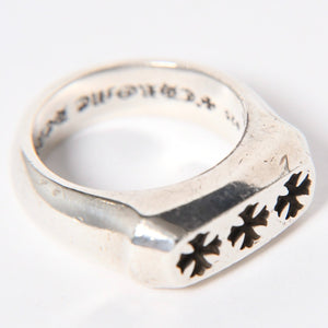 CHROME HEARTS クロムハーツ リング 指輪 LIL PJ 3CHプラス 19.5号 重量約17.34g シルバー シルバ−925 美品 中古 4a007038
