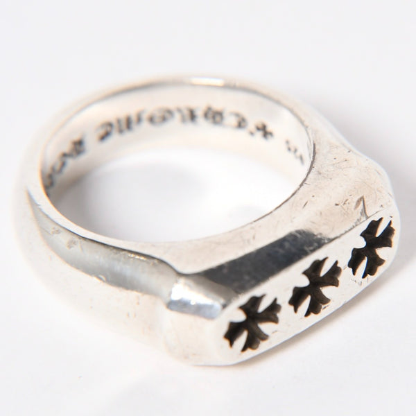 CHROME HEARTS クロムハーツ リング 指輪 LIL PJ 3CHプラス 19.5号 重量約17.34g シルバー シルバ−925 美品 中古 4a007038