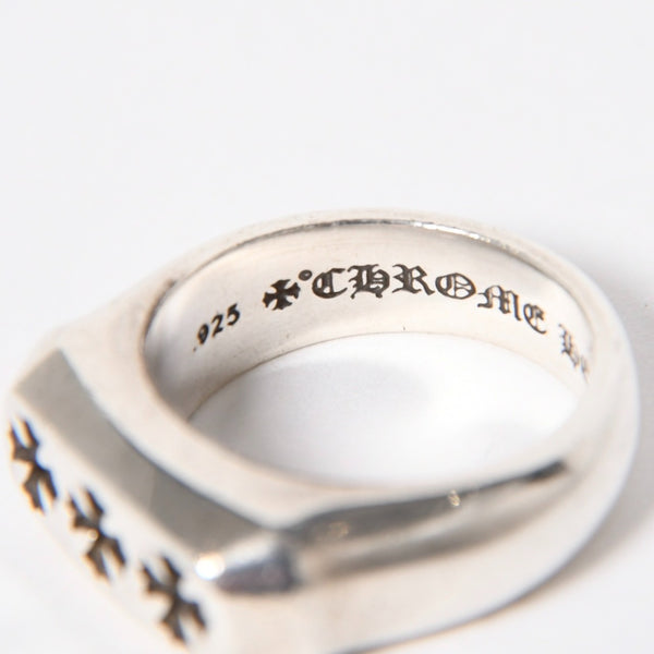 CHROME HEARTS クロムハーツ リング 指輪 LIL PJ 3CHプラス 19.5号 重量約17.34g シルバー シルバ−925 美品 中古 4a007038