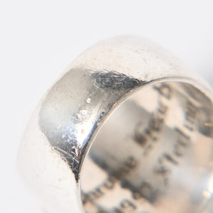CHROME HEARTS クロムハーツ キーパーリング サイズ20.5号 重量約21.86g 指輪 フローラル アラベスク模様 アクセサリー シルバー925 美品 中古 4a007034