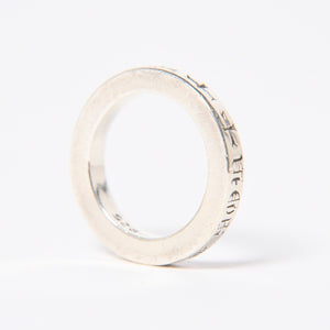 極美品 CHROME HEARTS クロムハーツ RING SPACER 3MM FK YOU スペーサーリング 3MM 指輪 重量約5.35g サイズ約9号 シルバー925 中古 4a006696