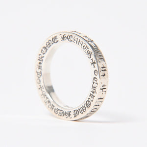 極美品 CHROME HEARTS クロムハーツ RING SPACER 3MM FK YOU スペーサーリング 3MM 指輪 重量約5.35g サイズ約9号 シルバー925 中古 4a006696