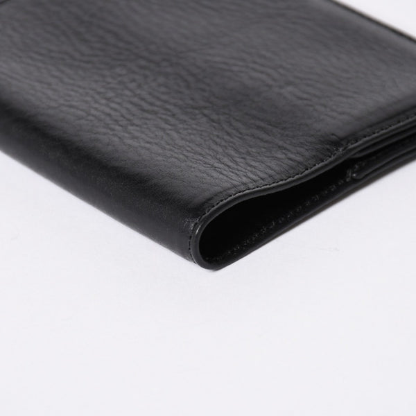 極美品 CHROME HEARTS クロムハーツ パスポートケース パスポートカバー セメタリークロス レザー ブラック 中古 4a006699