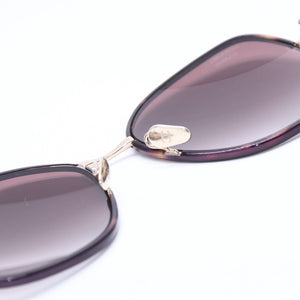 極美品 CHANEL シャネル バタフライ サングラス アイウェア 4283 c.429/S9 サイズ58□17 135 ココマーク べっ甲カラー 中古 4a006613
