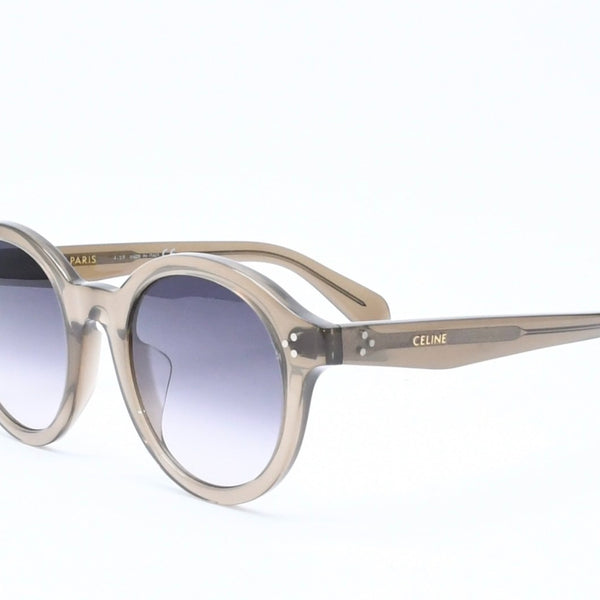 極美品 CELINE セリーヌ サングラス アイウェア CL4034FS 57P 50◻︎23 145 グラデーションレンズ カーキ 中古 4a006702