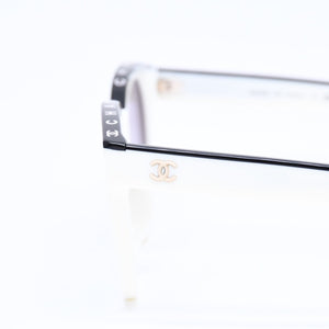 極美品 CHANEL シャネル サングラス アイウェア 5414-A c.1763/S6 サイズ54□20 140 ココマーク バイカラー 中古 4a006632