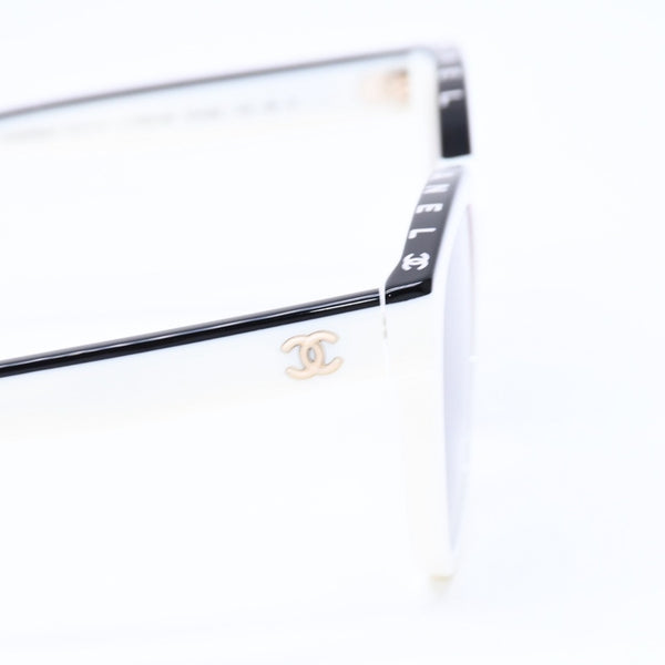 極美品 CHANEL シャネル サングラス アイウェア 5414-A c.1763/S6 サイズ54□20 140 ココマーク バイカラー 中古 4a006632