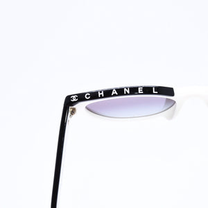 極美品 CHANEL シャネル サングラス アイウェア 5414-A c.1763/S6 サイズ54□20 140 ココマーク バイカラー 中古 4a006632