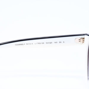 極美品 CHANEL シャネル サングラス アイウェア 5414-A c.1763/S6 サイズ54□20 140 ココマーク バイカラー 中古 4a006632