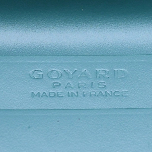 極美品 GOYARD ゴヤール マルゼルブ カードケース グリーン MALESHPMLTY09CL09X PVC ヴォーゼルカーフスキン 中古 4a006710