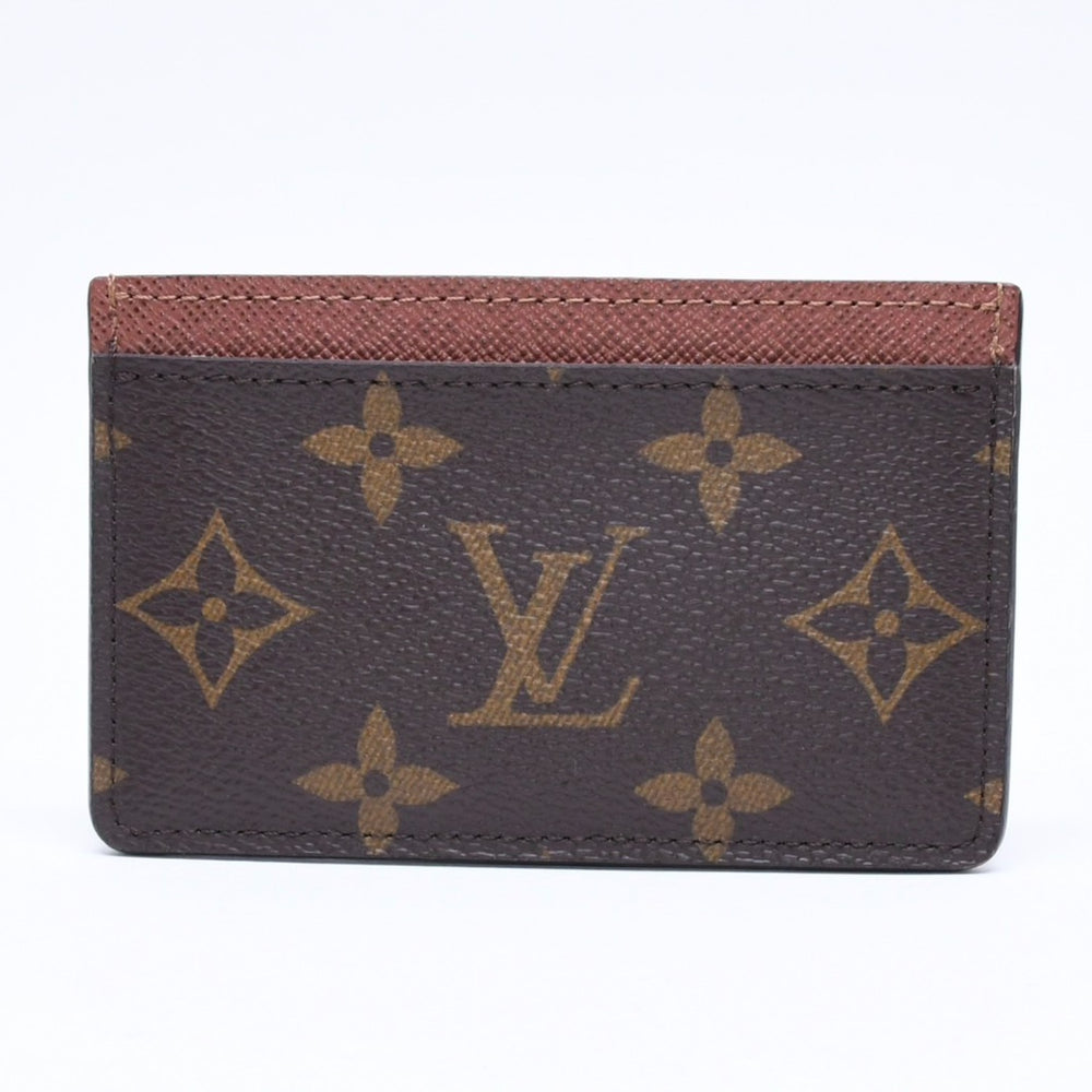 新品未使用 LOUIS VUITTON ルイヴィトン ポルト カルト サーンプル カードケース M61733 モノグラム ブラウン 中古 4a006617